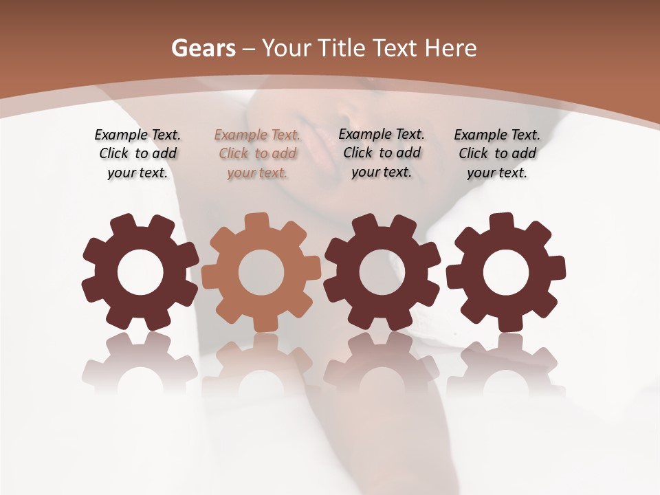 Sunrise Sunset Woman PowerPoint Template