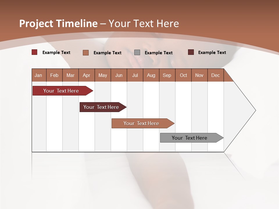 Sunrise Sunset Woman PowerPoint Template