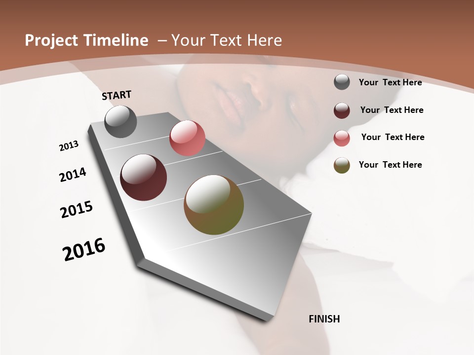 Sunrise Sunset Woman PowerPoint Template