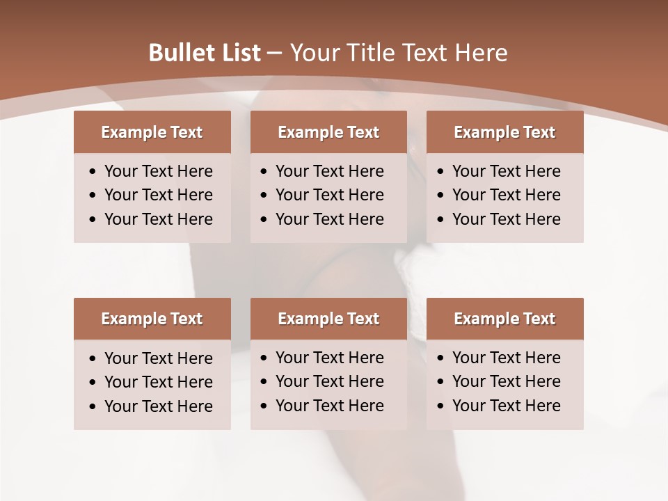 Sunrise Sunset Woman PowerPoint Template