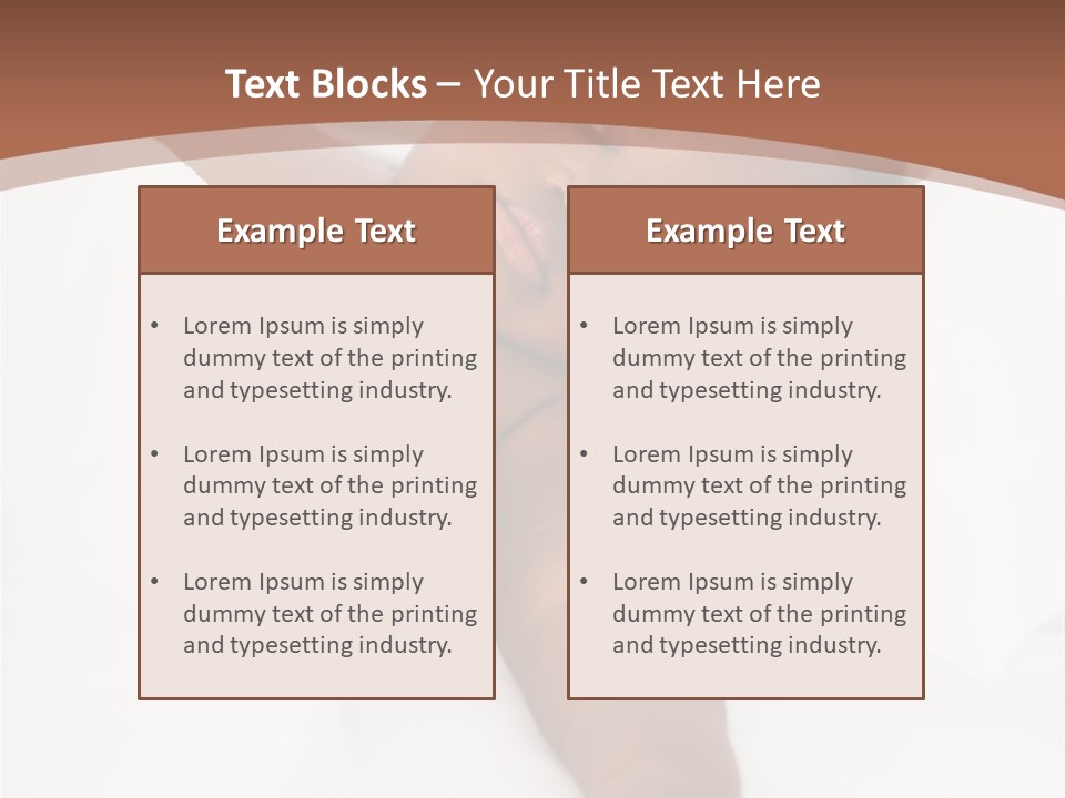 Sunrise Sunset Woman PowerPoint Template