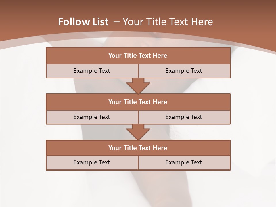 Sunrise Sunset Woman PowerPoint Template