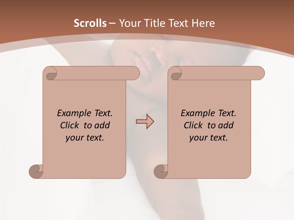 Sunrise Sunset Woman PowerPoint Template