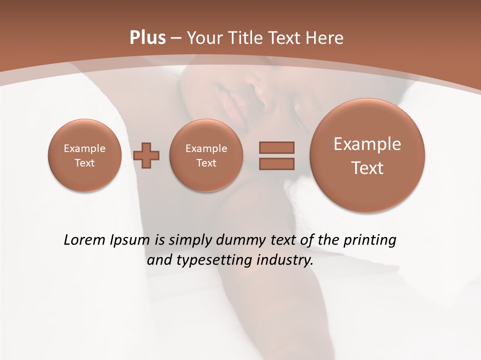 Sunrise Sunset Woman PowerPoint Template