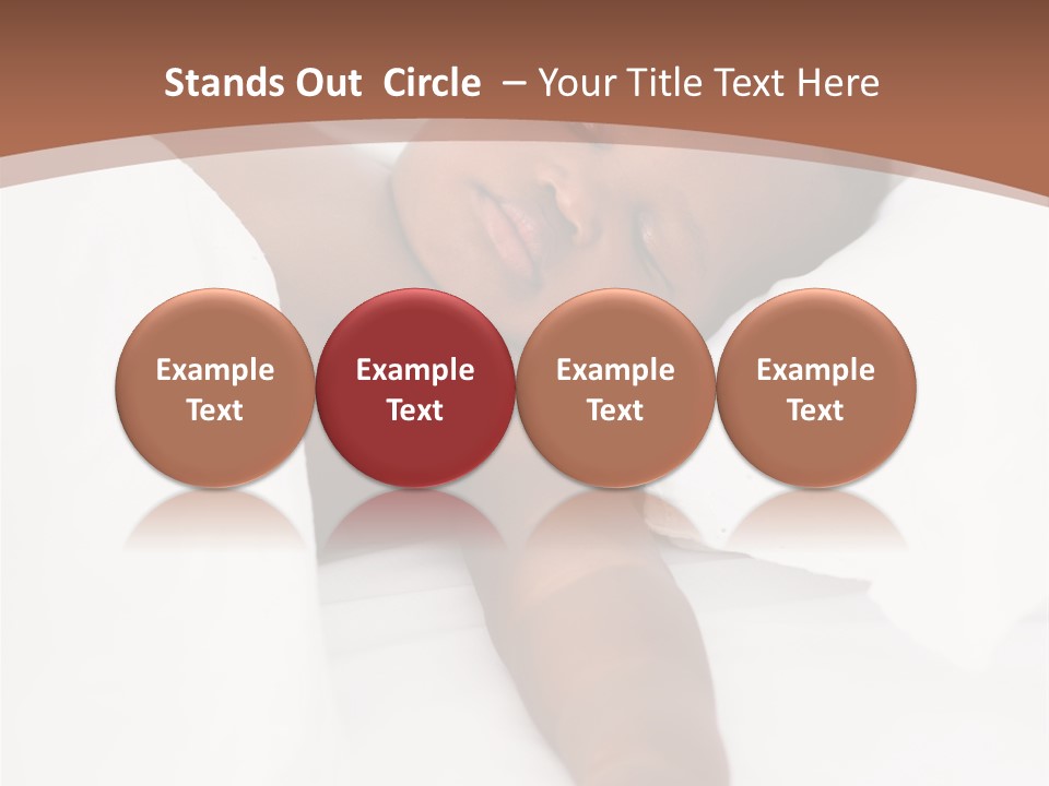 Sunrise Sunset Woman PowerPoint Template