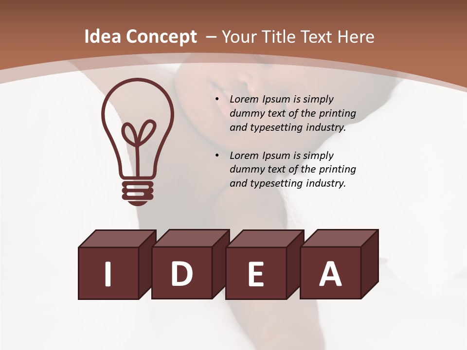 Sunrise Sunset Woman PowerPoint Template