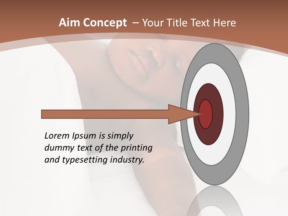 Sunrise Sunset Woman PowerPoint Template