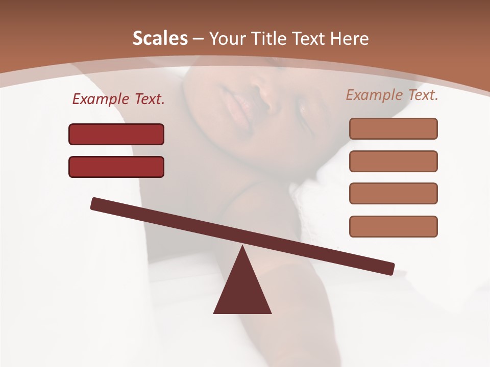 Sunrise Sunset Woman PowerPoint Template