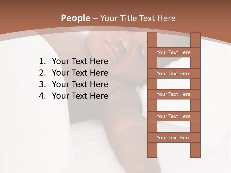 Sunrise Sunset Woman PowerPoint Template