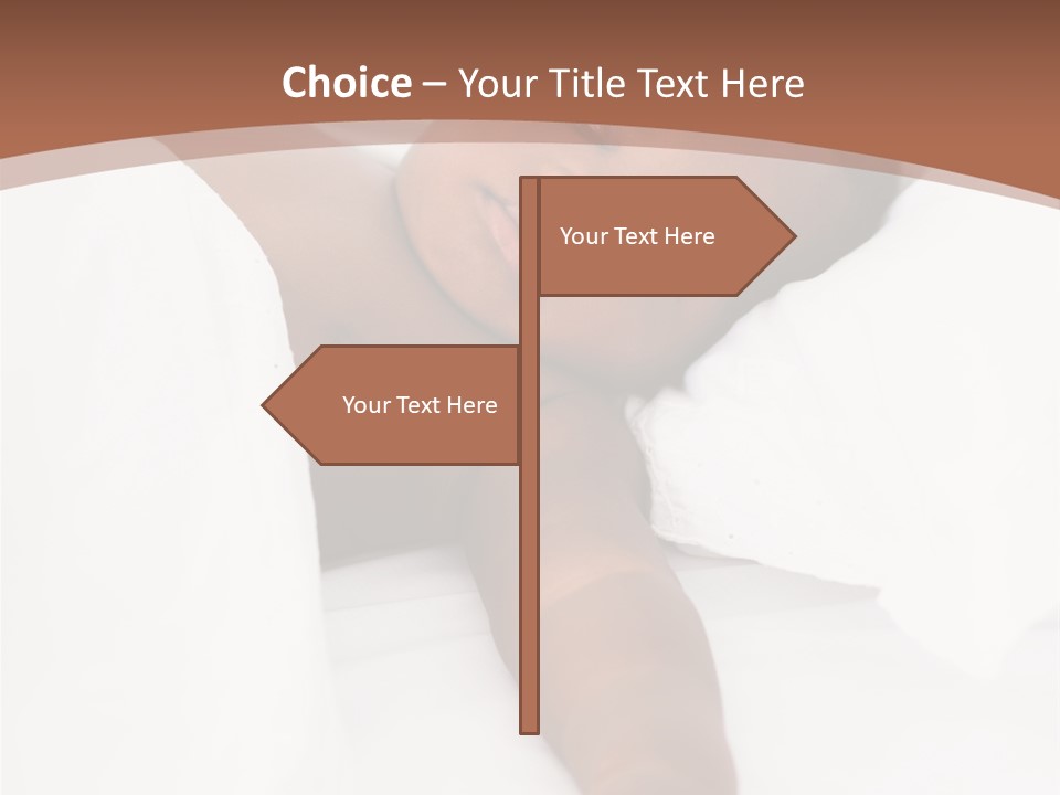 Sunrise Sunset Woman PowerPoint Template