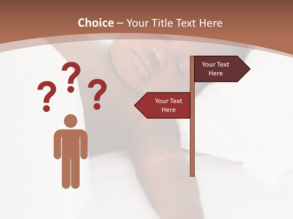 Sunrise Sunset Woman PowerPoint Template