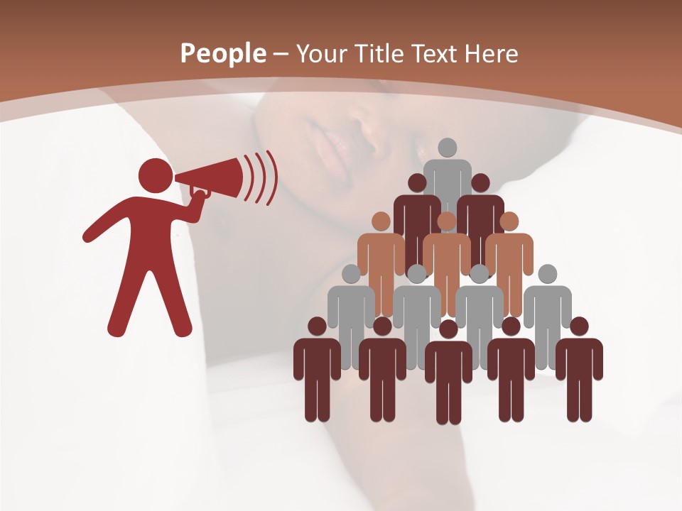 Sunrise Sunset Woman PowerPoint Template