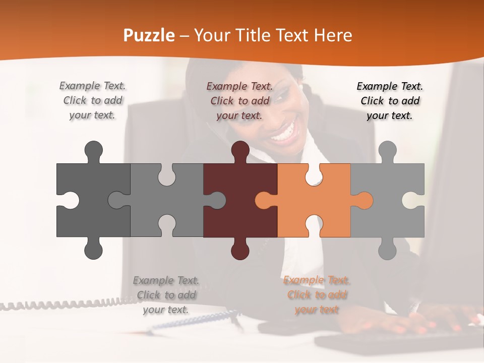 Peaceful Coastal Portrait PowerPoint Template