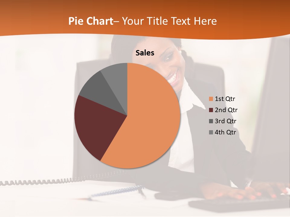 Peaceful Coastal Portrait PowerPoint Template