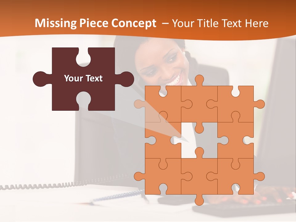 Peaceful Coastal Portrait PowerPoint Template