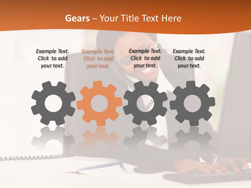 Peaceful Coastal Portrait PowerPoint Template