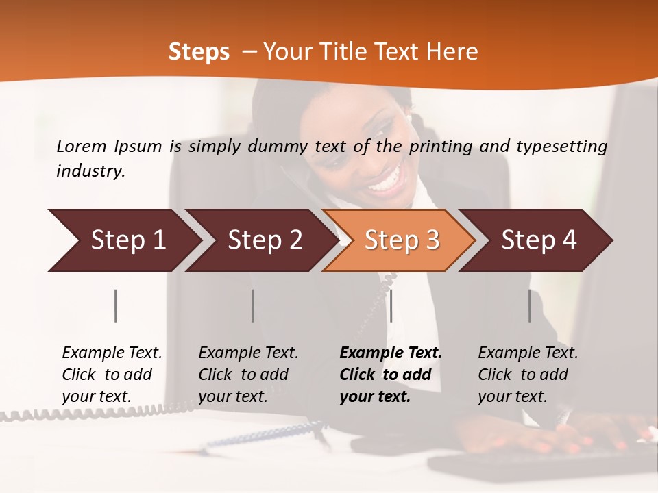 Peaceful Coastal Portrait PowerPoint Template