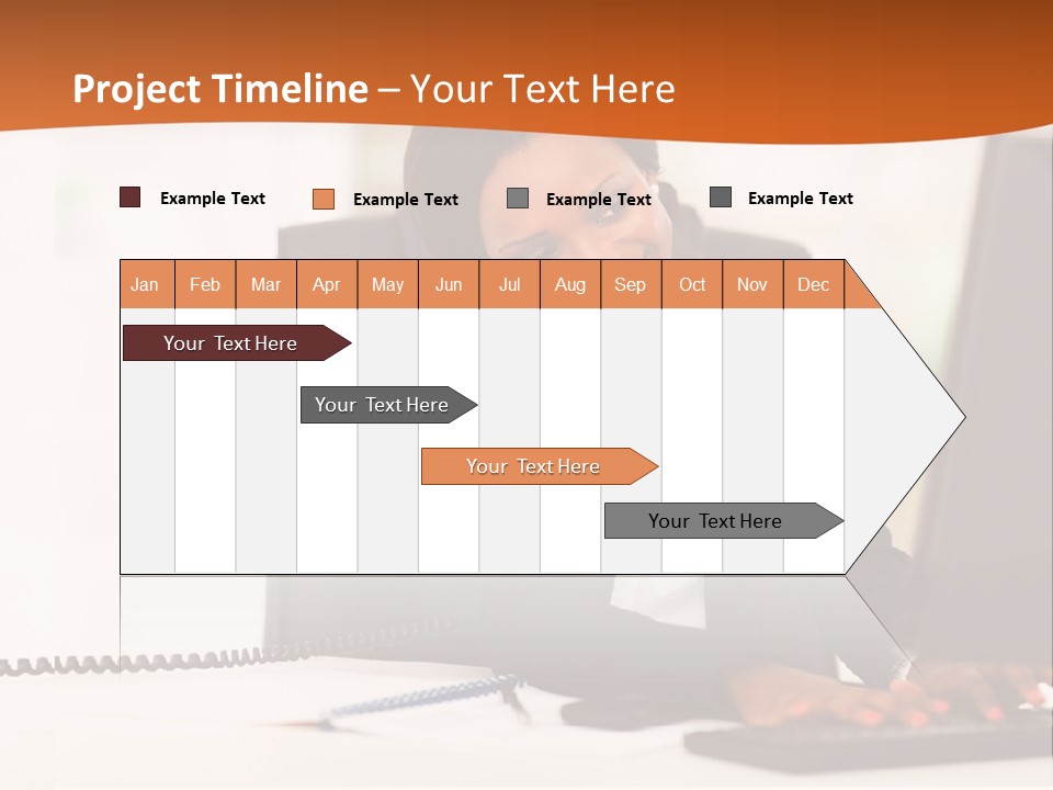 Peaceful Coastal Portrait PowerPoint Template