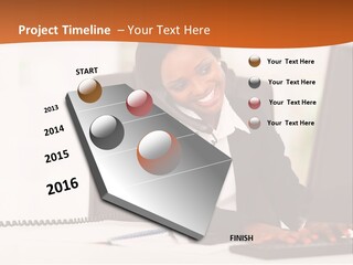 Peaceful Coastal Portrait PowerPoint Template