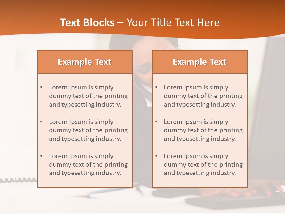 Peaceful Coastal Portrait PowerPoint Template
