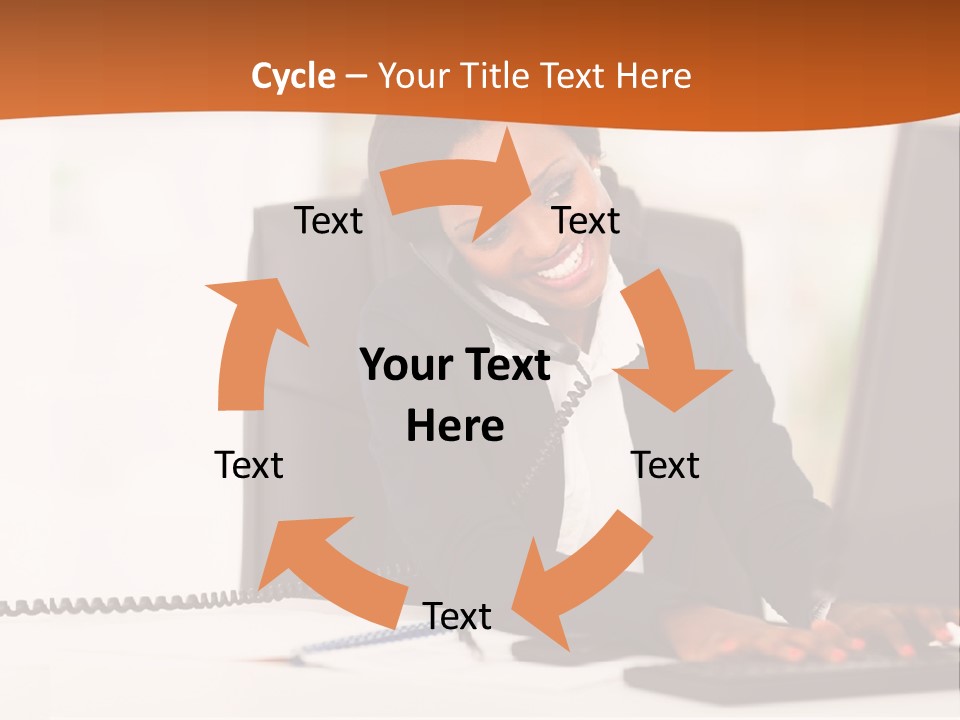 Peaceful Coastal Portrait PowerPoint Template