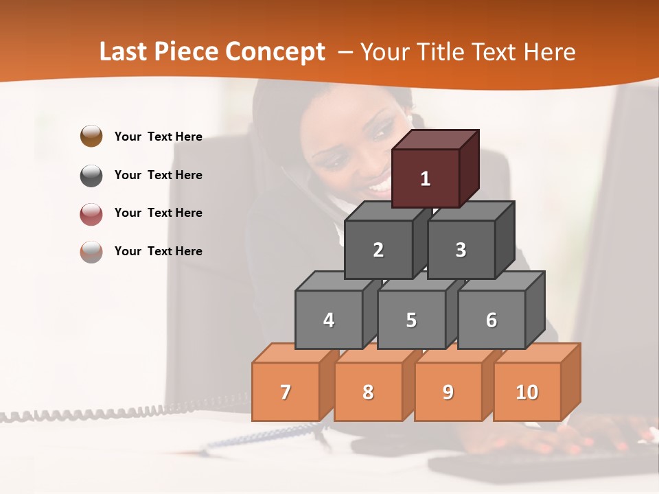 Peaceful Coastal Portrait PowerPoint Template
