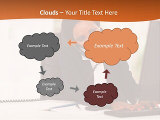Peaceful Coastal Portrait PowerPoint Template