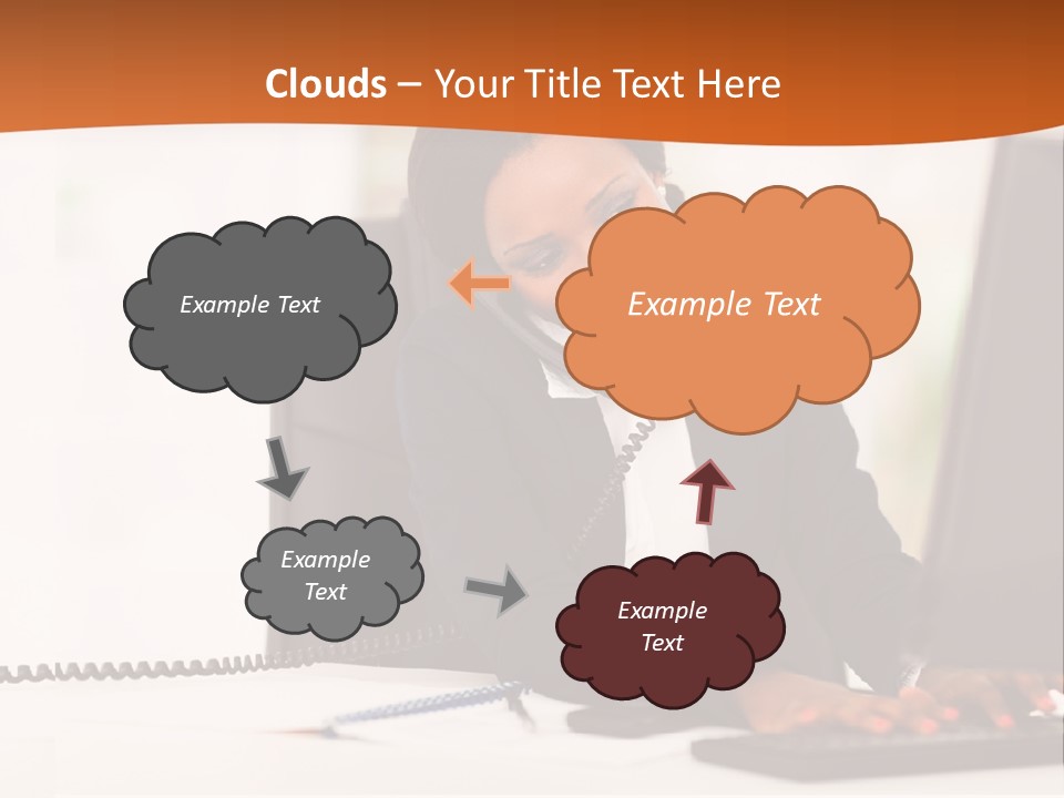Peaceful Coastal Portrait PowerPoint Template
