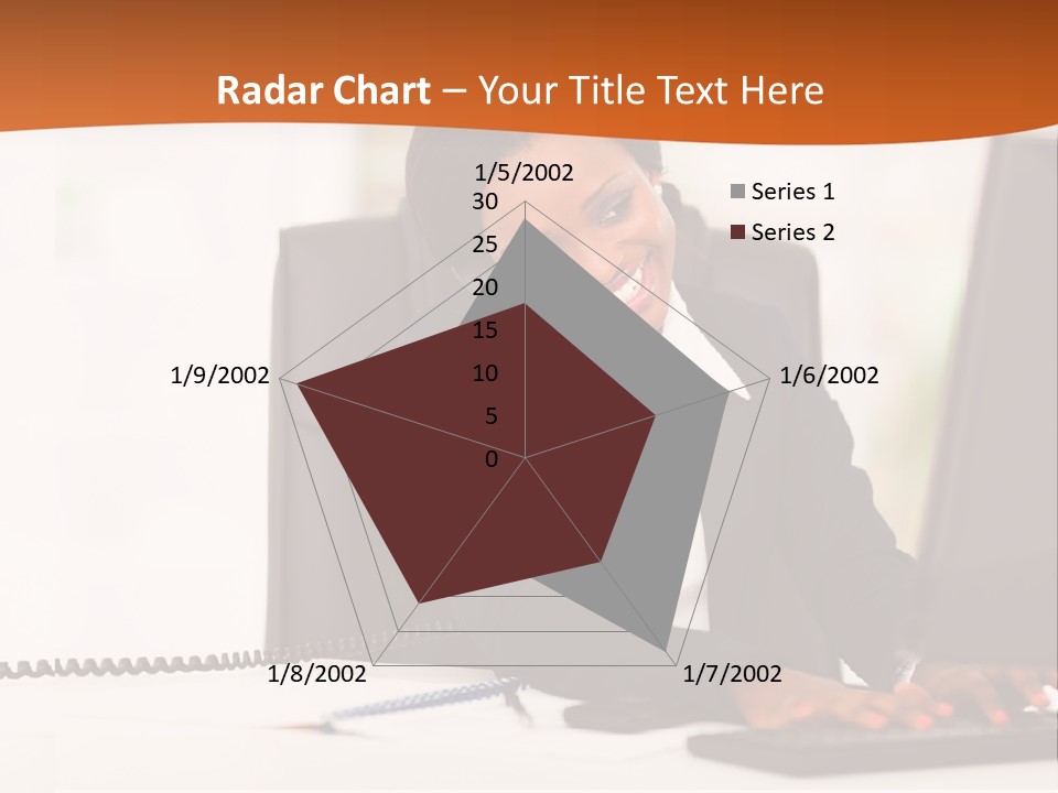 Peaceful Coastal Portrait PowerPoint Template