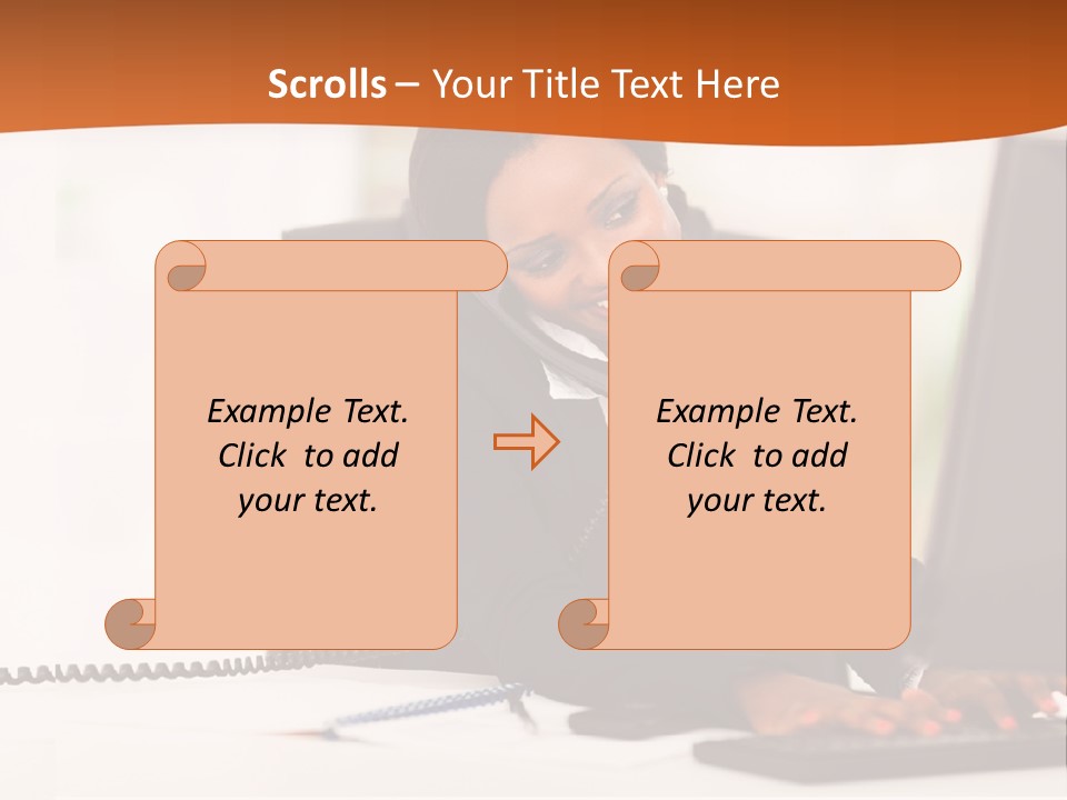 Peaceful Coastal Portrait PowerPoint Template