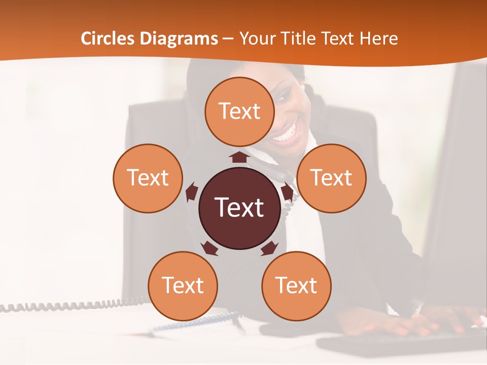 Peaceful Coastal Portrait PowerPoint Template