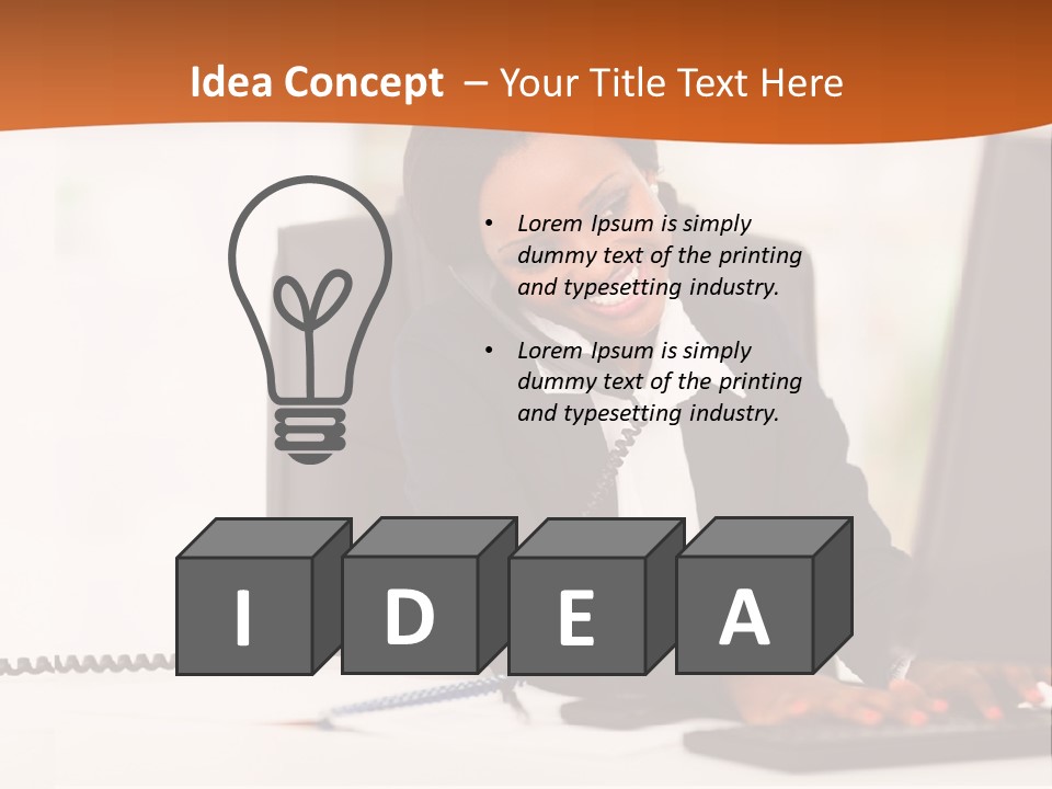 Peaceful Coastal Portrait PowerPoint Template