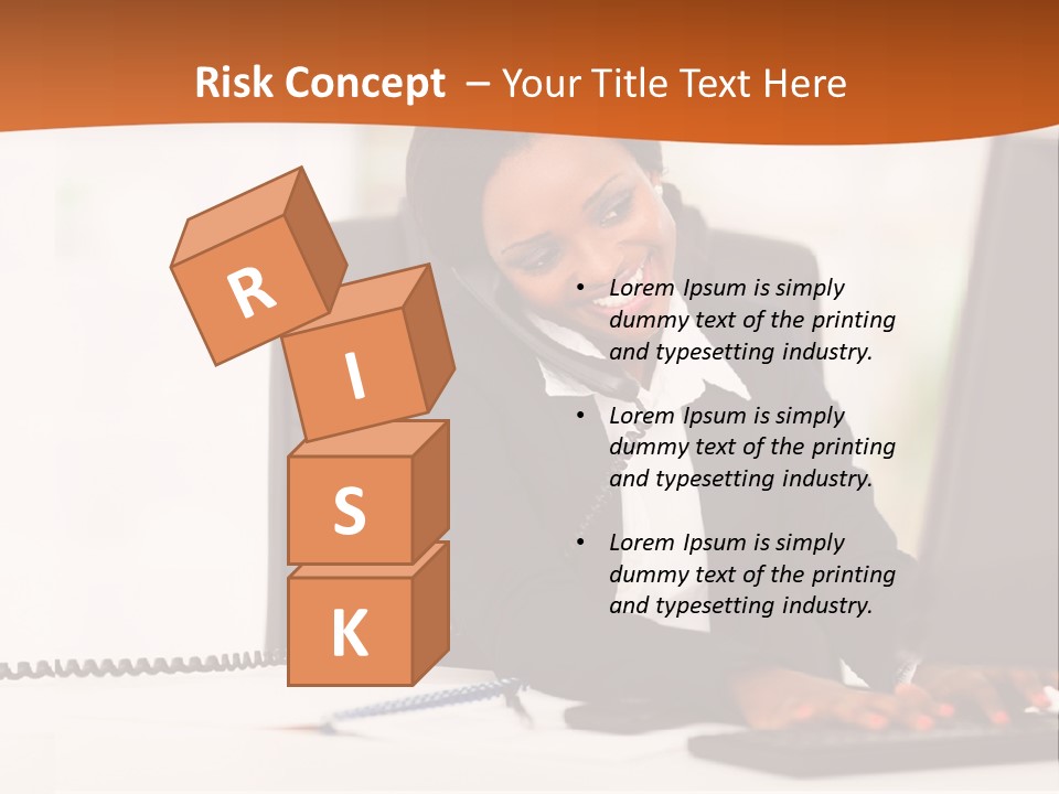 Peaceful Coastal Portrait PowerPoint Template