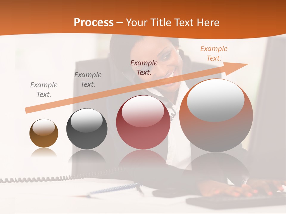 Peaceful Coastal Portrait PowerPoint Template