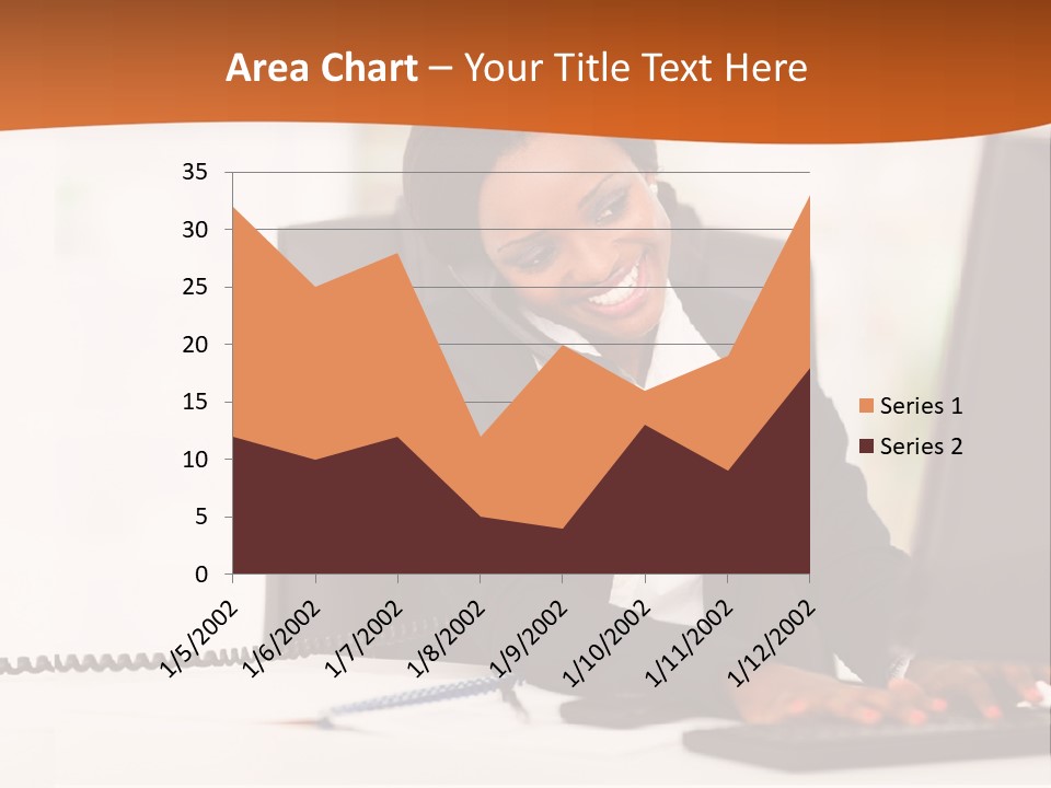 Peaceful Coastal Portrait PowerPoint Template