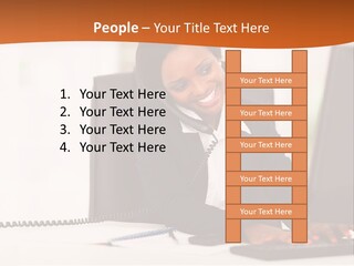 Peaceful Coastal Portrait PowerPoint Template