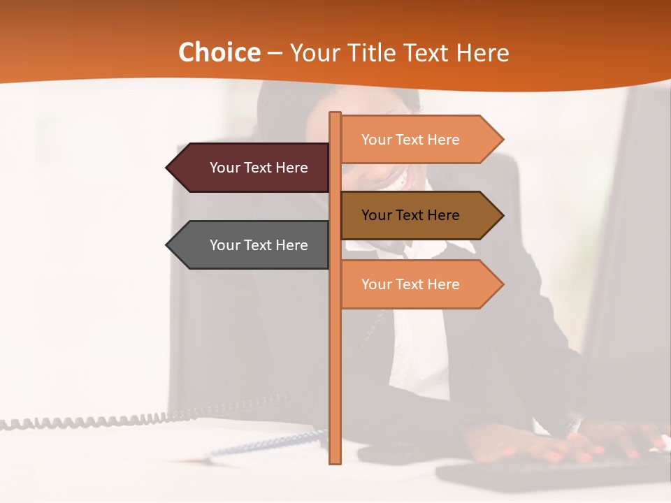 Peaceful Coastal Portrait PowerPoint Template