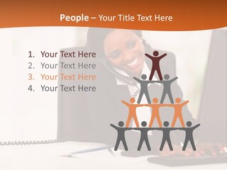 Peaceful Coastal Portrait PowerPoint Template