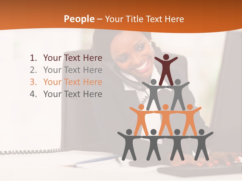 Peaceful Coastal Portrait PowerPoint Template