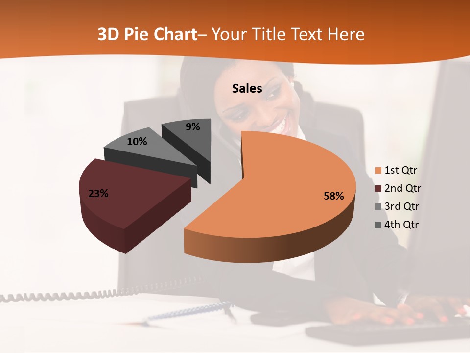 Peaceful Coastal Portrait PowerPoint Template