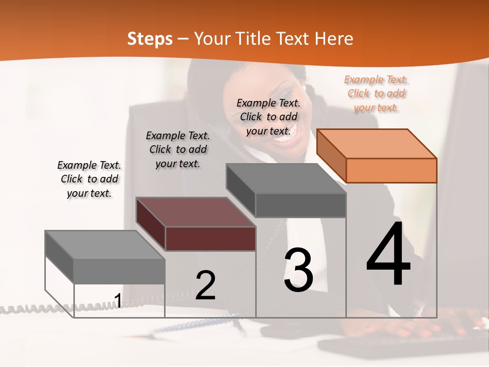 Peaceful Coastal Portrait PowerPoint Template