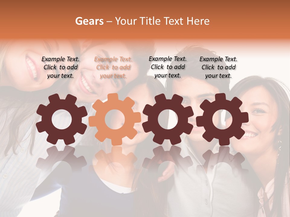 Ocean White Sunset PowerPoint Template