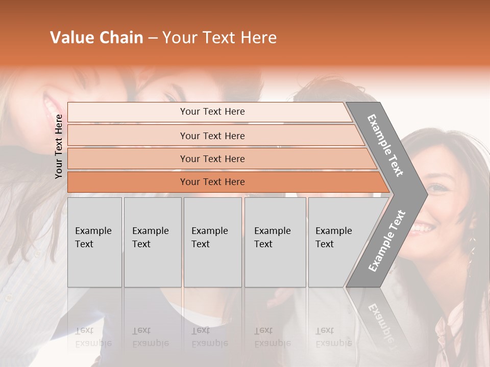 Ocean White Sunset PowerPoint Template