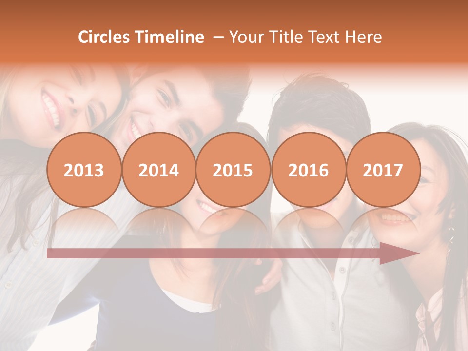 Ocean White Sunset PowerPoint Template