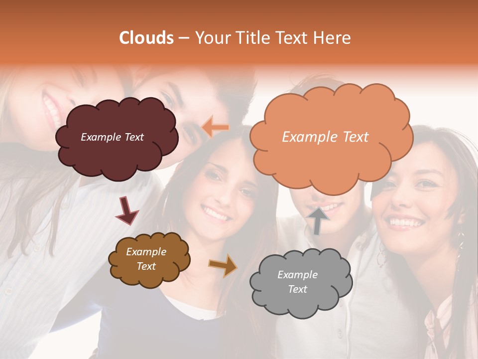 Ocean White Sunset PowerPoint Template