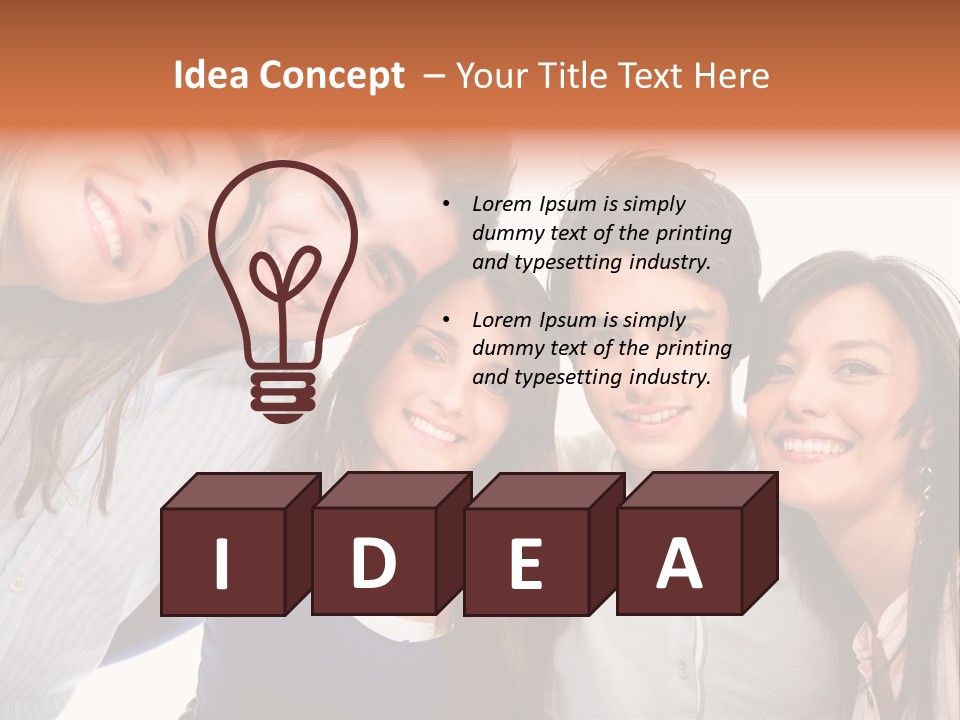 Ocean White Sunset PowerPoint Template