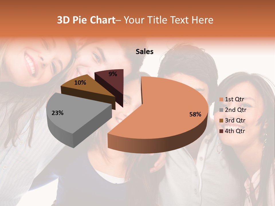 Ocean White Sunset PowerPoint Template