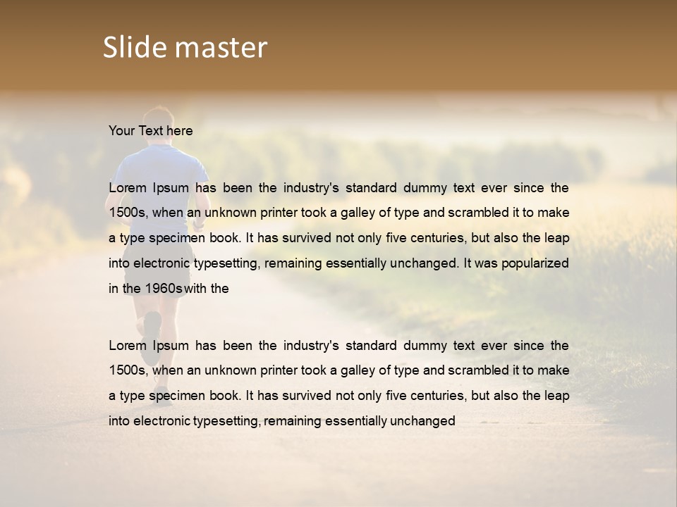 White Peaceful Mother PowerPoint Template