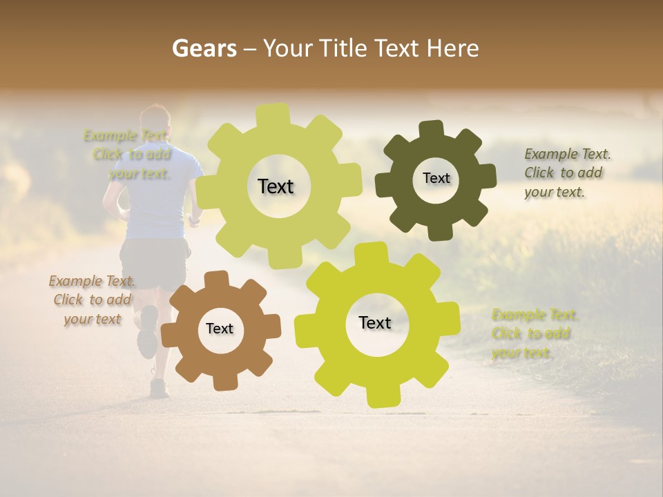 White Peaceful Mother PowerPoint Template