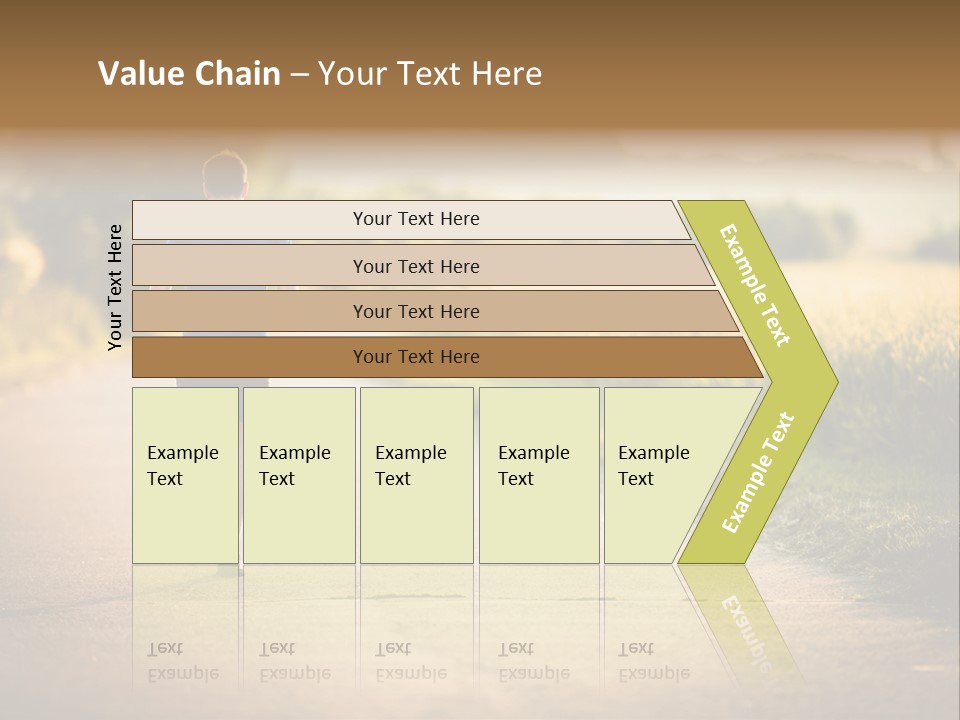 White Peaceful Mother PowerPoint Template